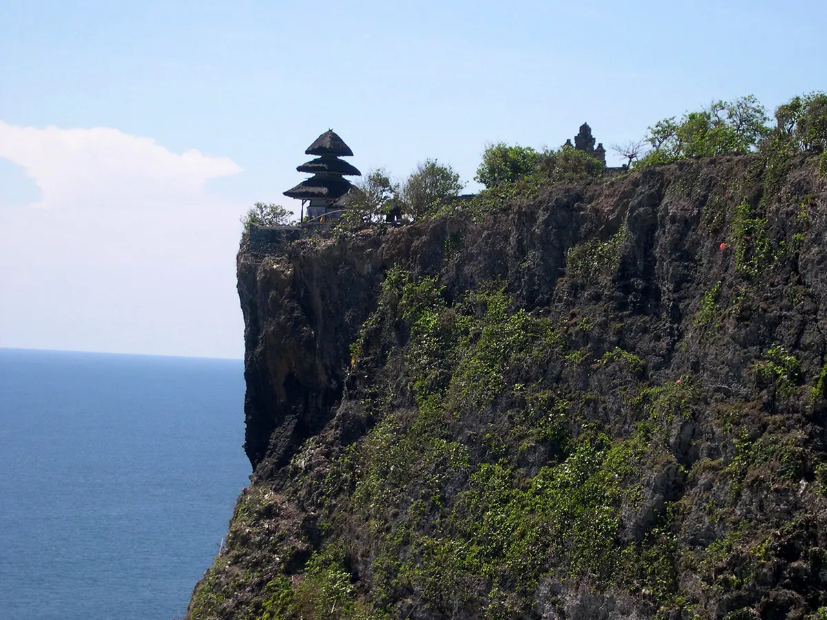 The sea cliff at Uluwatu Temple