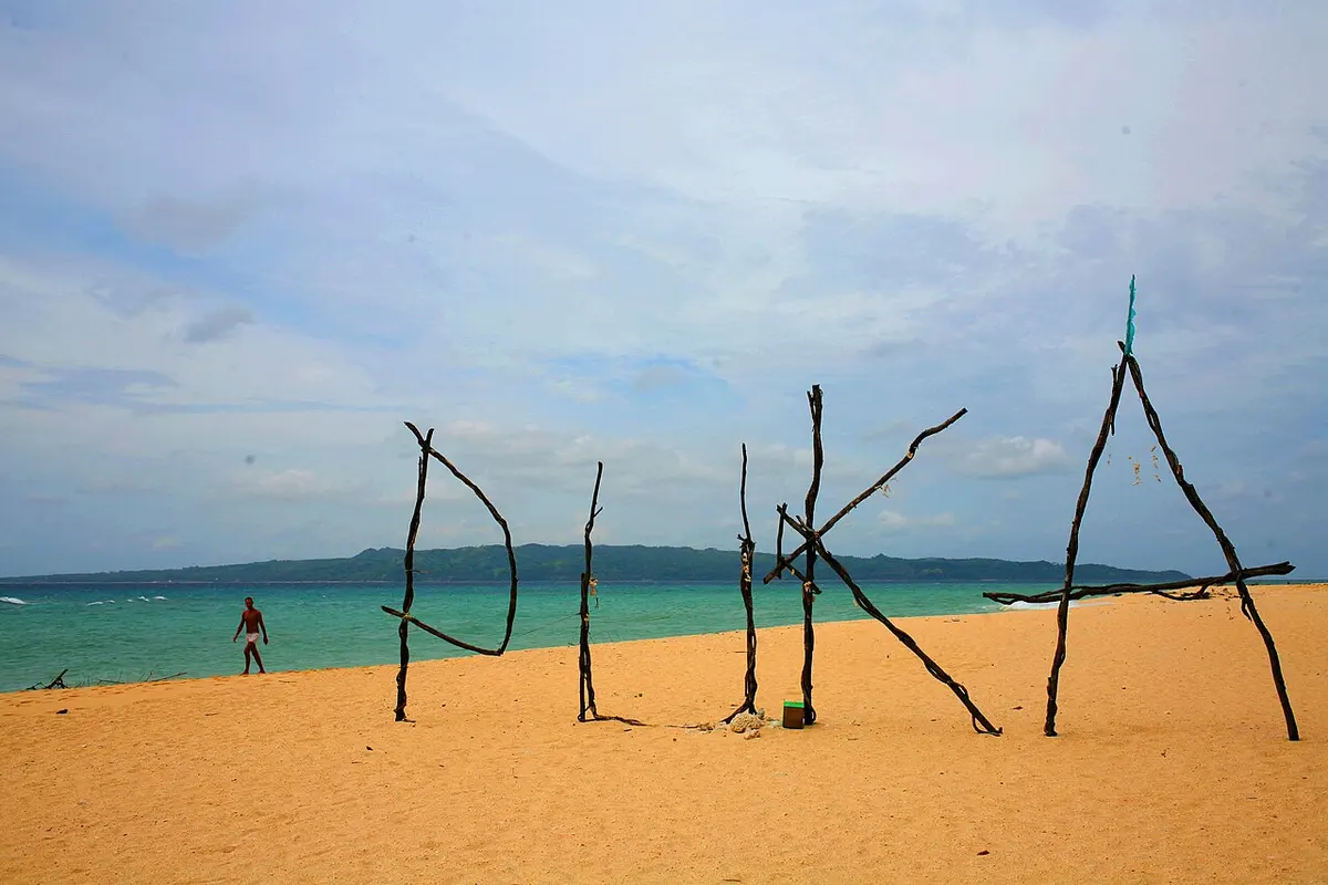 Puka Beach on Boracay Island