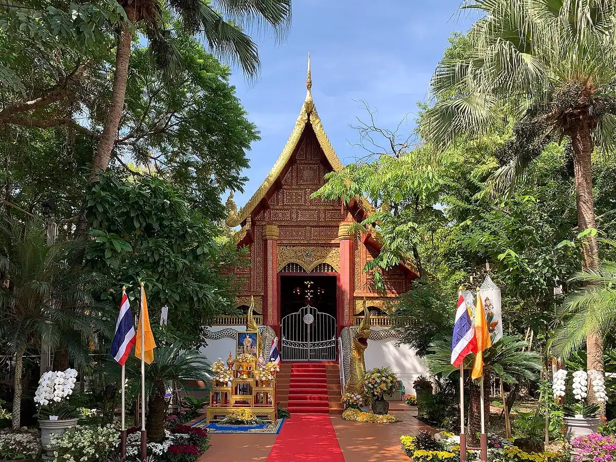 The ubosot (ordination hall) of Wat Phra Kaew in Chiang Rai