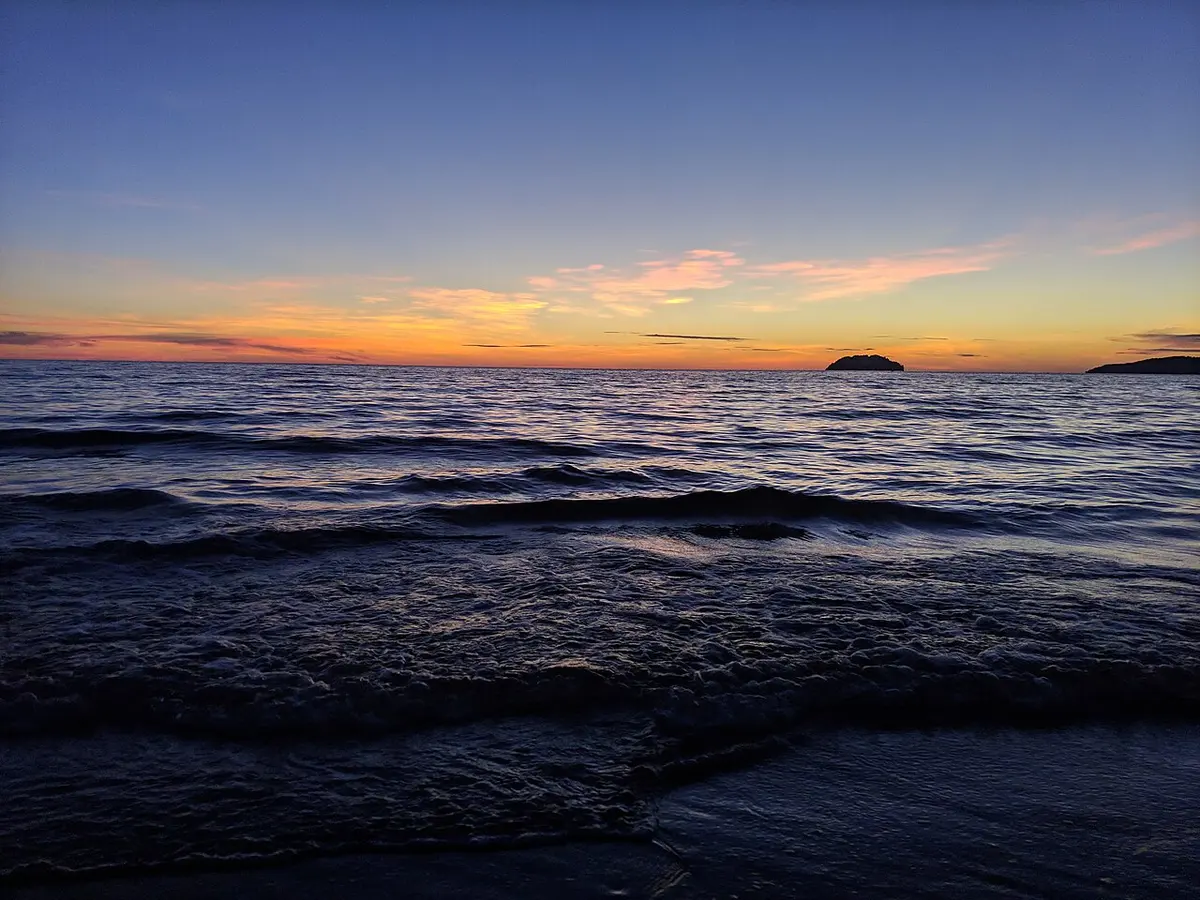 Sunset at Tanjung Aru Beach
