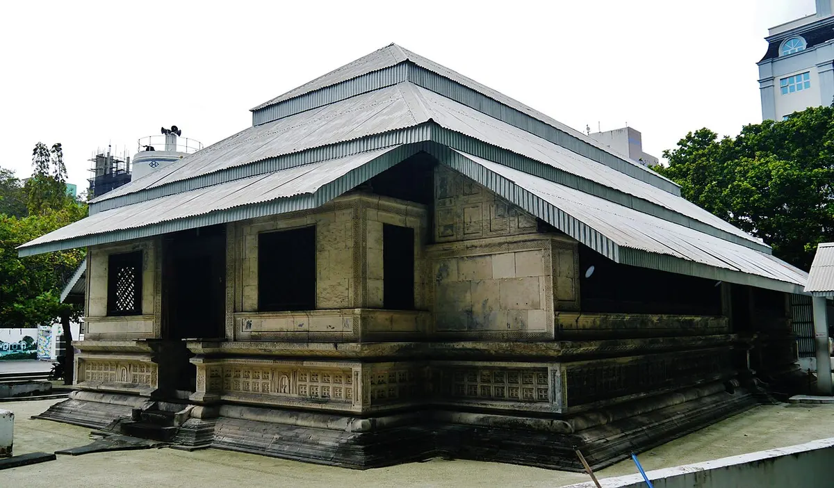 Malé's old Friday Mosque built from coral stone