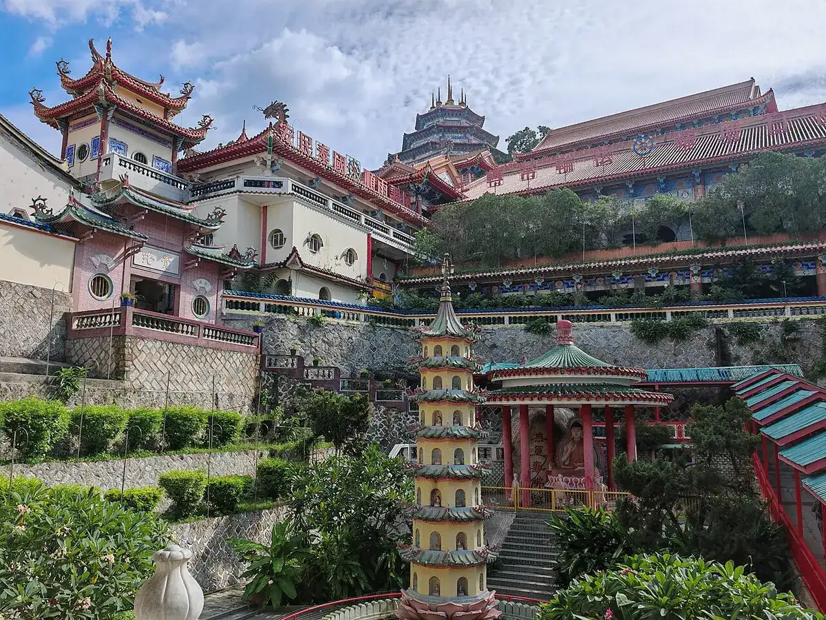 The main complex of Kek Lok Si Temple
