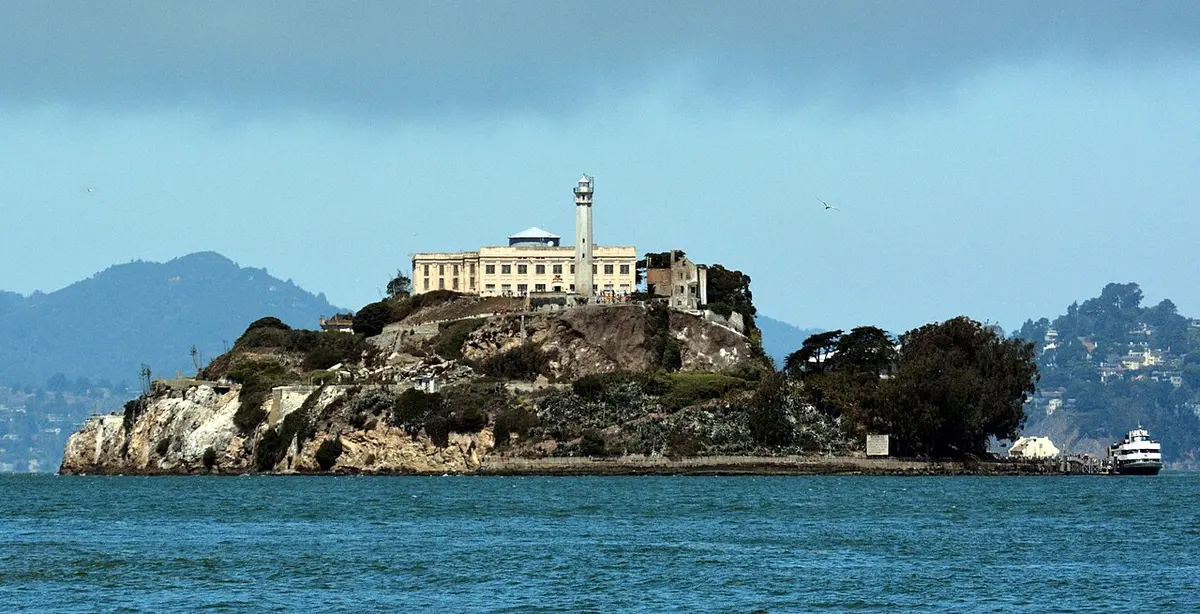 Alcatraz Island in San Francisco Bay